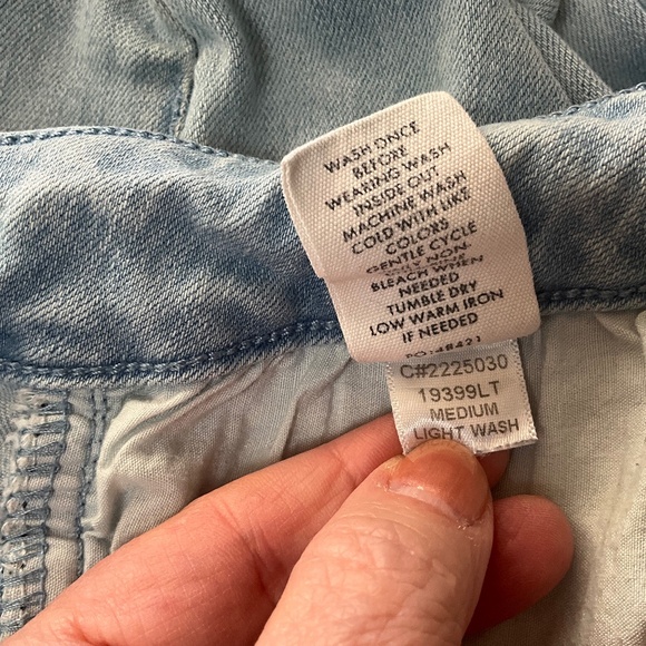 Arula A Beautiful Soul Raw Hem Flare Jeans Stretch Indie Grunge Light Wash 12 - Picture 13 of 16